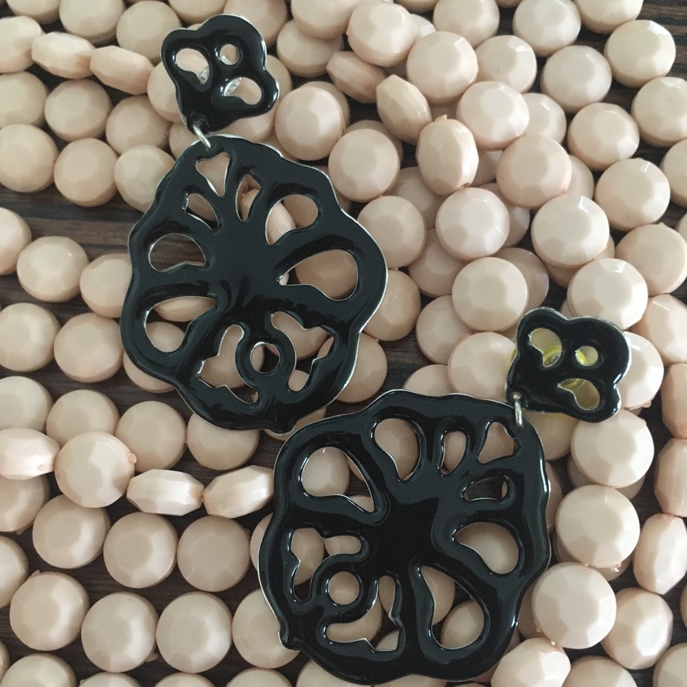 Black earrings